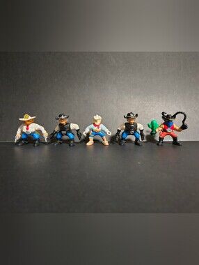 Fisher Price Great Adventures Wild Western Town Lot of 5 Figures 1980s